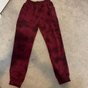 PINK maroon joggers